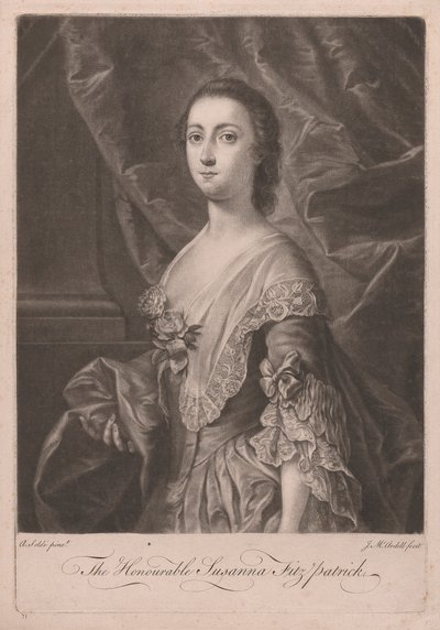 Die ehrenwerte Susanna Fitzpatrick von James McArdell