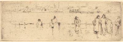 Eine Skizze am Ufer von James Abbott McNeill Whistler