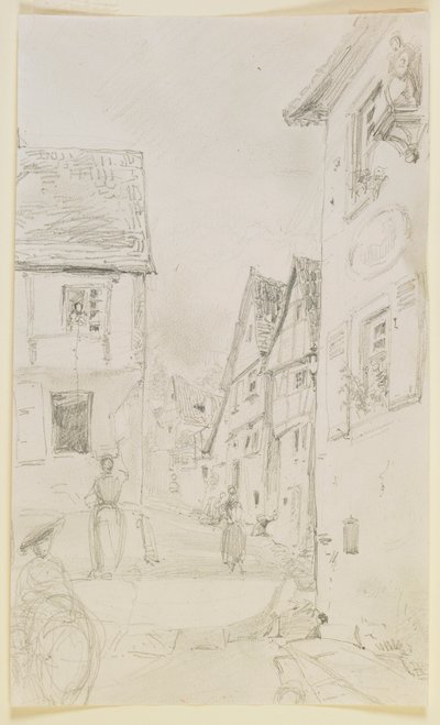 Eine Straßenszene von James Abbott McNeill Whistler