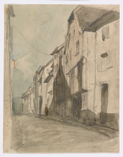 Eine Straße in Saverne von James Abbott McNeill Whistler