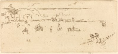 Bockendes Pferd von James Abbott McNeill Whistler