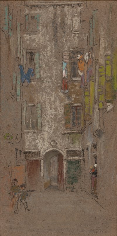 Corte del Paradiso von James McNeill Whistler