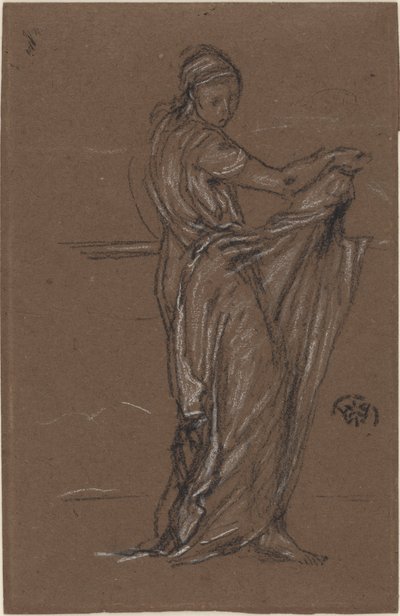 Verhüllte weibliche Figur von James Abbott McNeill Whistler