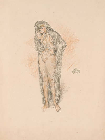 Gekleidete Figur, stehend von James Abbott McNeill Whistler