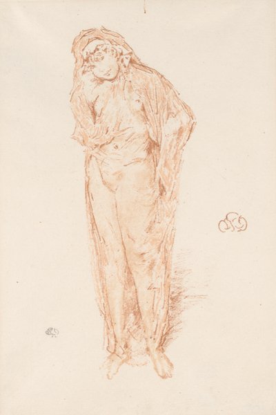 Bekleidete Figur, stehend von James Abbott McNeill Whistler