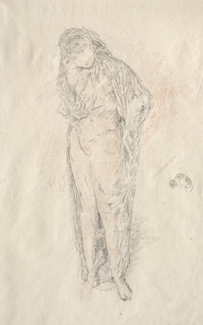 Stehende drapierte Figur von James McNeill Whistler