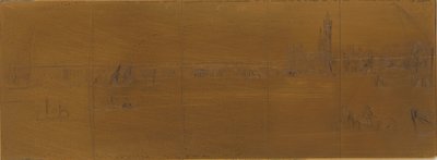 Radierplatte: Alte Westminster-Brücke von James Abbott McNeill Whistler