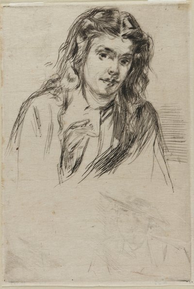Fumettes gebeugter Kopf von James Abbott McNeill Whistler