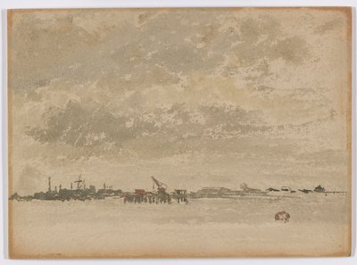 Grau und Silber – Purfleet von James Abbott McNeill Whistler