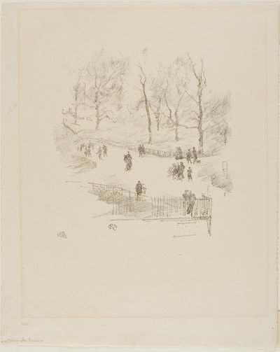 Kensington-Gärten von James Abbott McNeill Whistler