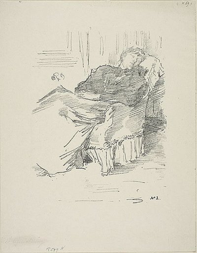 La Belle Dame endormie von James Abbott McNeill Whistler