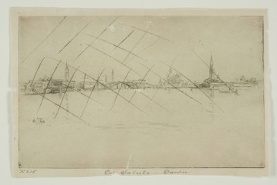 La Salute: Morgendämmerung von James Abbott McNeill Whistler
