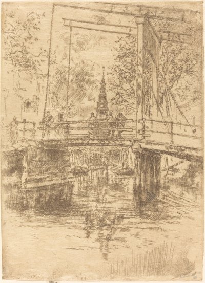 Kleine Zugbrücke, Amsterdam von James Abbott McNeill Whistler