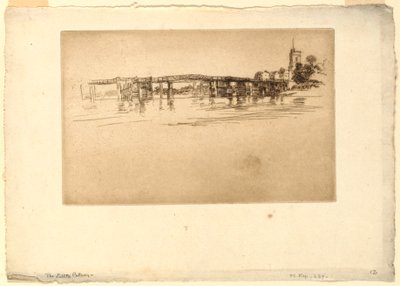 Kleine Putney-Brücke von James Abbott McNeill Whistler