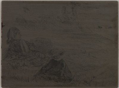 Kindermädchen und Kind von James Abbott McNeill Whistler