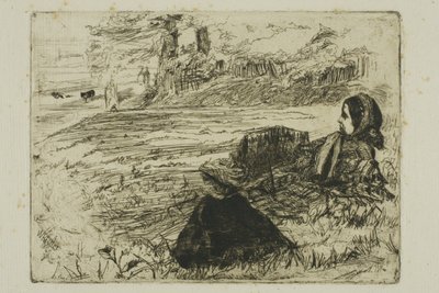 Kindermädchen und Kind von James Abbott McNeill Whistler