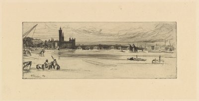 Alte Westminster-Brücke von James Abbott McNeill Whistler