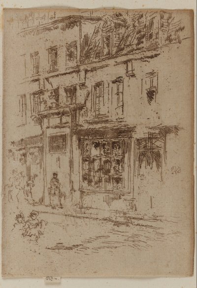 Petite Rue au Beurre, Brüssel von James Abbott McNeill Whistler
