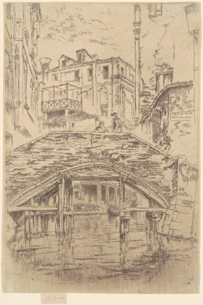 Ponte del Piovan von James Abbott McNeill Whistler