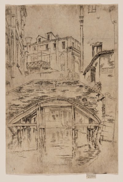 Ponte del Piovan von James Abbott McNeill Whistler