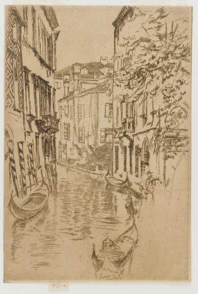 Ruhiger Kanal von James Abbott McNeill Whistler
