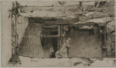Lumpensammler, Quartier Mouffetard, Paris von James Abbott McNeill Whistler