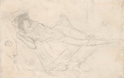Liegende drapierte Figur von James McNeill Whistler