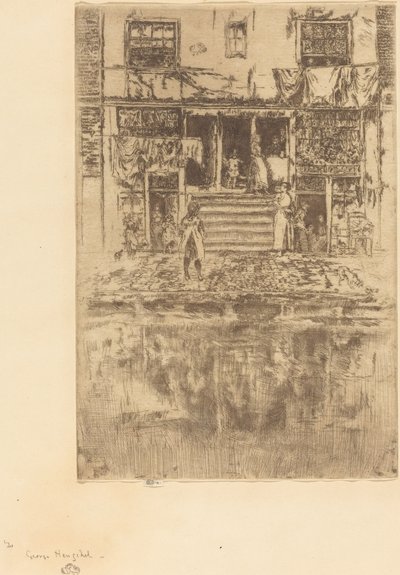 Stufen, Amsterdam von James Abbott McNeill Whistler