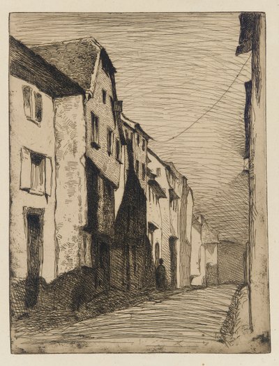 Straße in Saverne von James Abbott McNeill Whistler