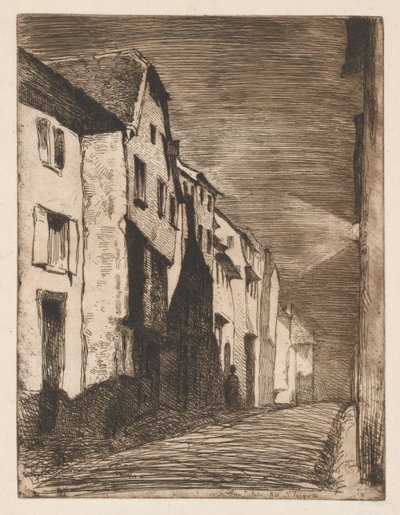 Straße in Saverne von James Abbott McNeill Whistler