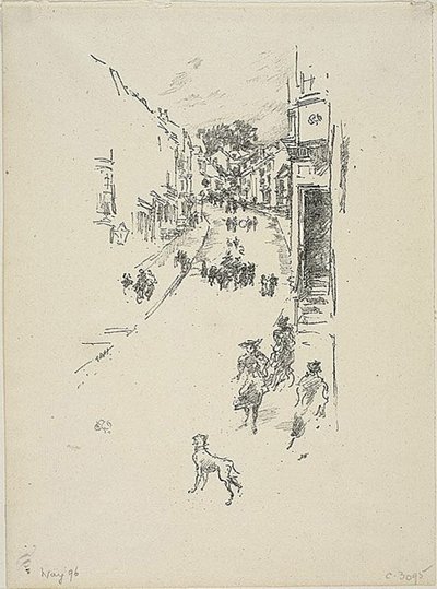 Sonntag, Lyme Regis von James Abbott McNeill Whistler