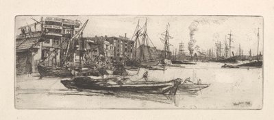 Thames-Lagerhäuser von James Abbott McNeill Whistler