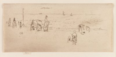 Der Strand, Ostende von James Abbott McNeill Whistler
