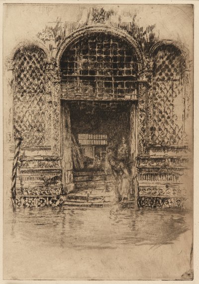 Die Türöffnung von James Abbott McNeill Whistler
