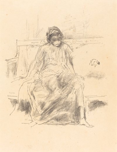 Die drapierte Figur, sitzend von James Abbott McNeill Whistler