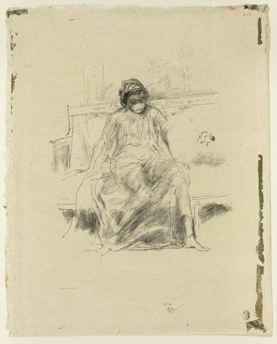 Die drapierte Figur, sitzend von James Abbott McNeill Whistler