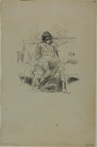 Die drapierte Figur, sitzend von James Abbott McNeill Whistler