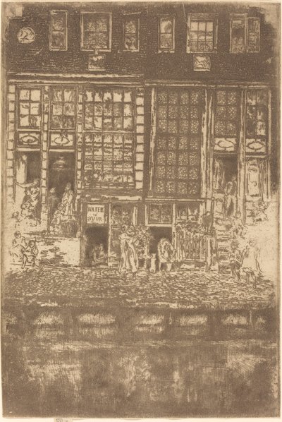 Der bestickte Vorhang von James Abbott McNeill Whistler