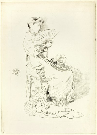 Der Fächer von James Abbott McNeill Whistler
