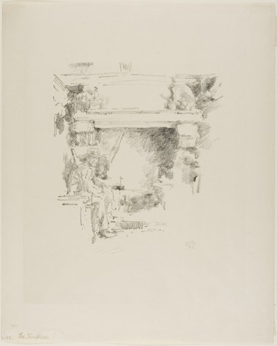 Der Kamin von James Abbott McNeill Whistler