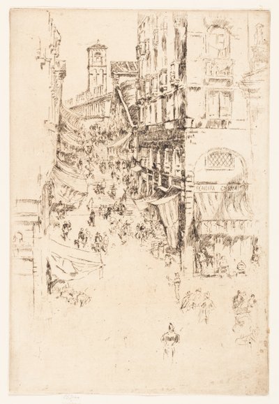 Die Rialto-Brücke von James Abbott McNeill Whistler