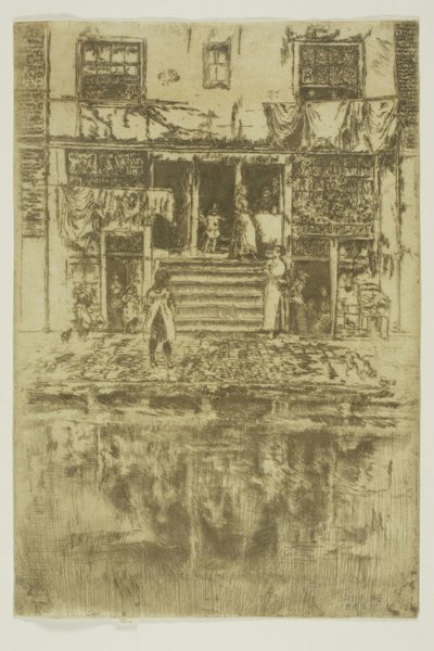 Die Stufen, Amsterdam von James Abbott McNeill Whistler
