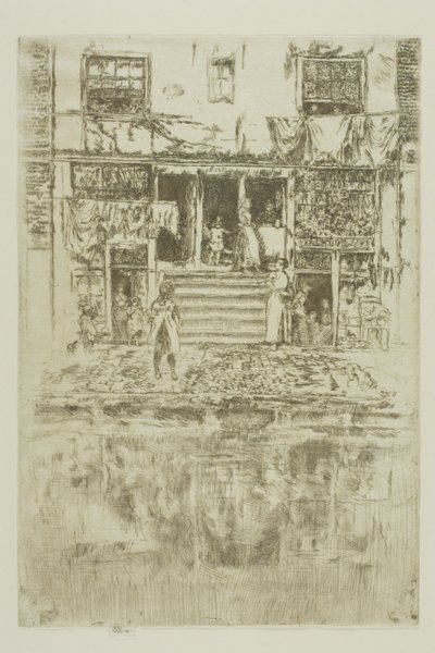 Die Stufen, Amsterdam von James Abbott McNeill Whistler