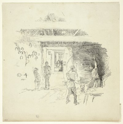 Der Reifenschmied von James Abbott McNeill Whistler