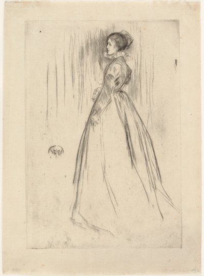 Das Samtkleid (Mrs. Leyland) von James Abbott McNeill Whistler