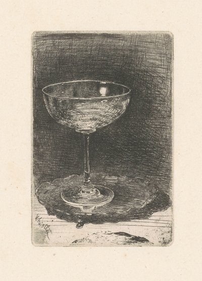 Das Weinglas von James Abbott McNeill Whistler