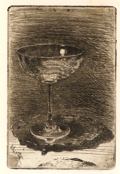 Das Weinglas von James Abbott McNeill Whistler