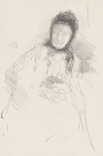 Unvollendete Skizze von Lady Haden von James Abbott McNeill Whistler