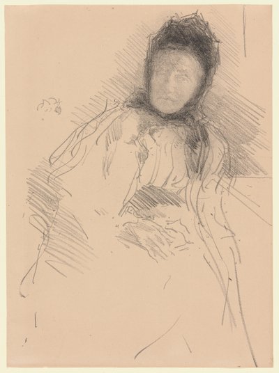 Unvollendete Skizze von Lady Haden von James McNeill Whistler