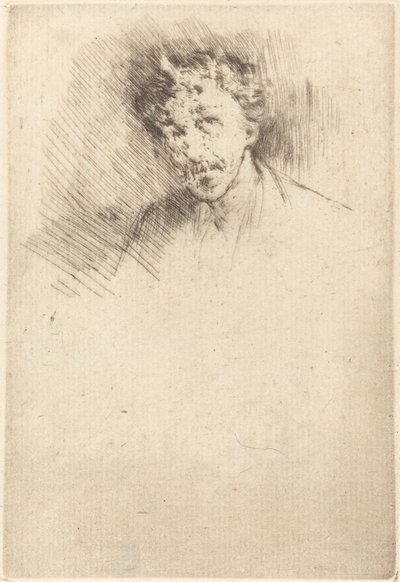 Whistler mit der weißen Locke von James Abbott McNeill Whistler